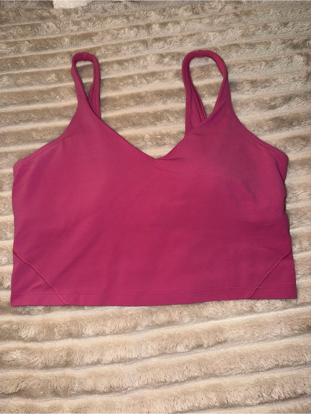 Lululemon Align Crop Top Size 12 in pink color